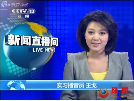 王戈 央视实习女主播 央视实习女主播王戈 央视实习主播